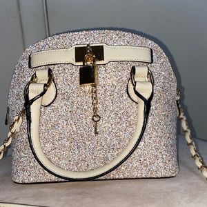 Aldo Gold | Champaign Convertible Satchel Bag